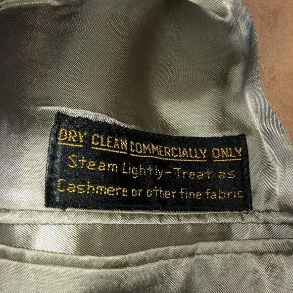 VTG Kingsridge Mens Size 37 Brown 2 Button Front Pockets Suit Sport Jacket Coat - Picture 11 of 13